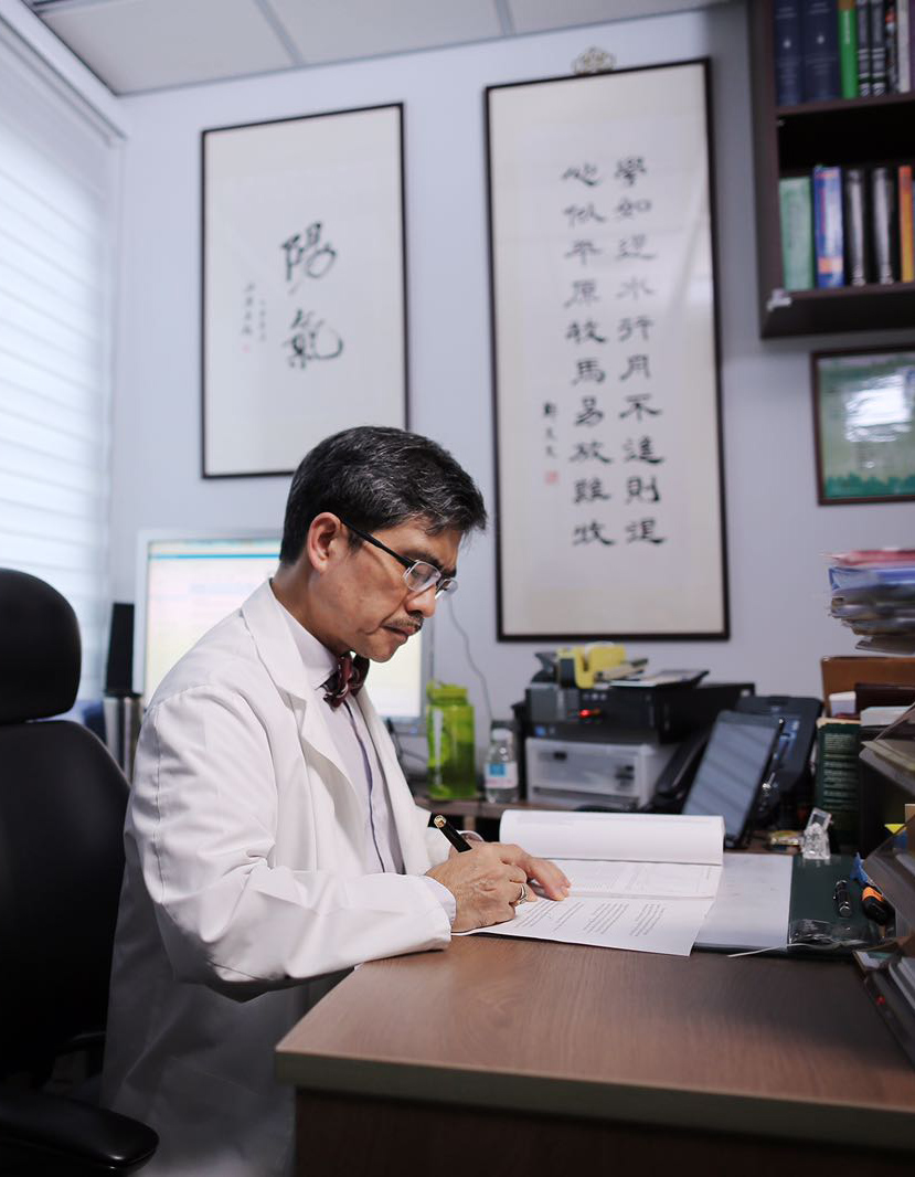 Prof. Ko in his office